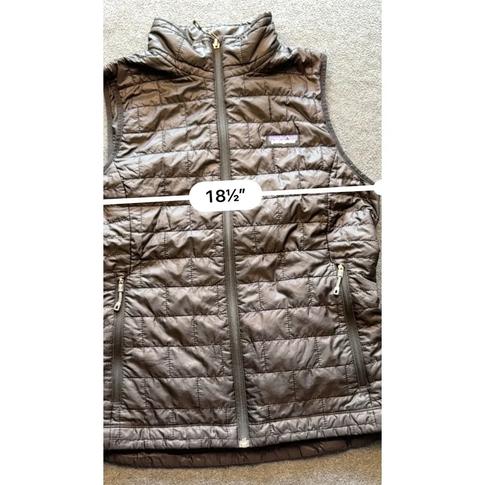Patagonia Nano Puff Vest Womens Medium Black Primaloft Insulated 84247 SP19